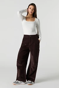 Corduroy Baggy Cargo Pant