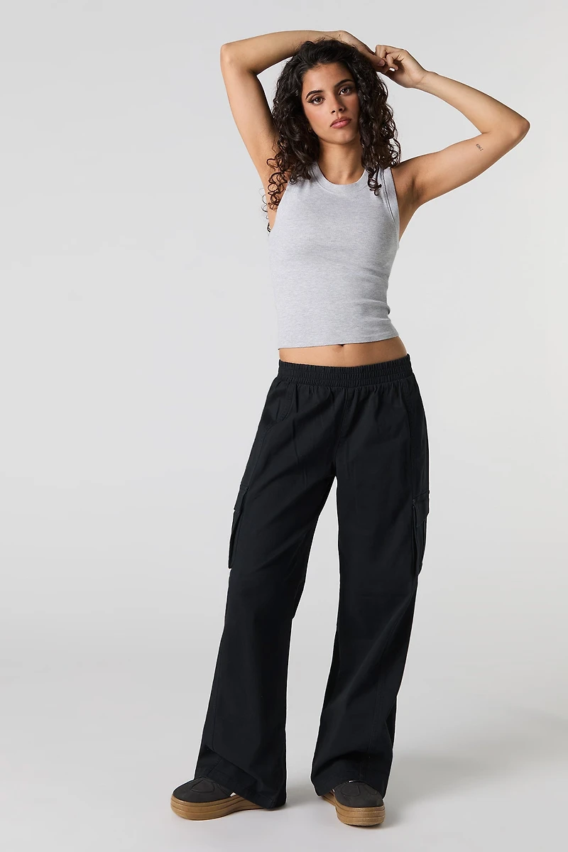 Pantalon cargo jambe large