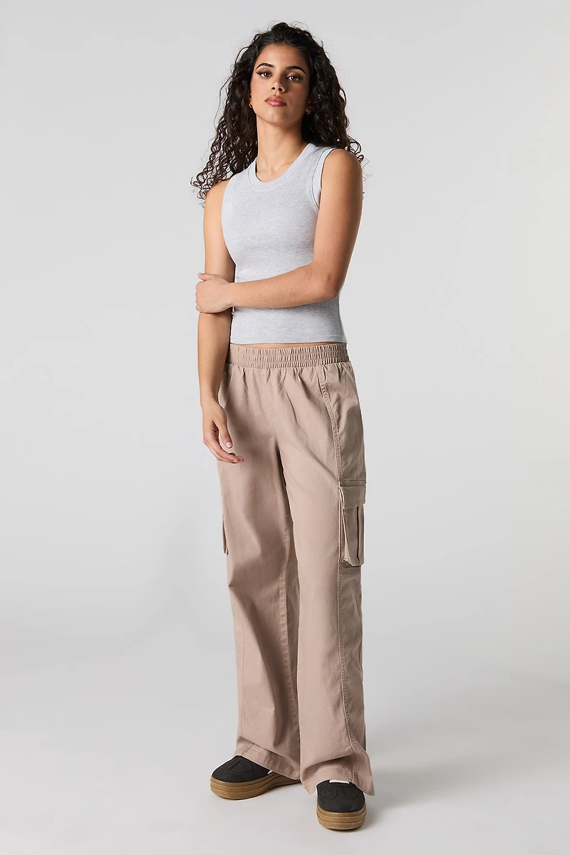 Pantalon cargo jambe large