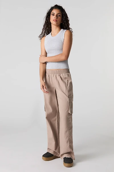Pantalon cargo jambe large