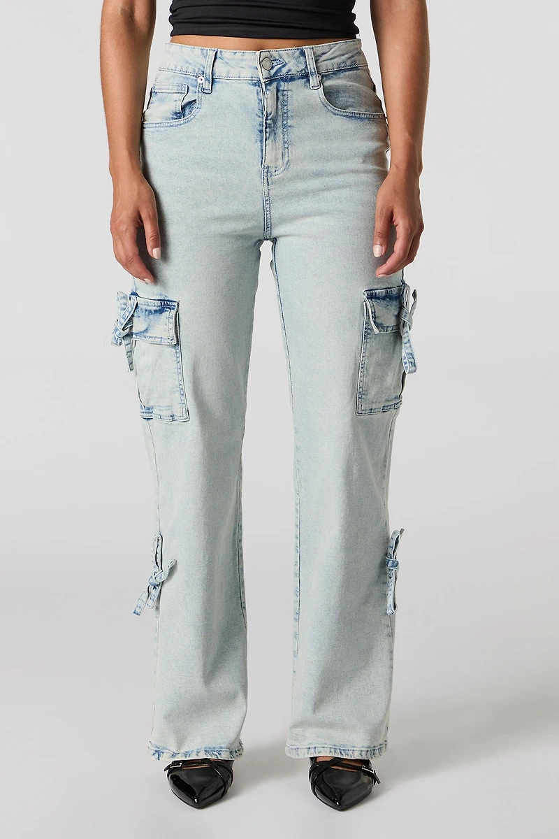 Mid Rise Cargo Jean