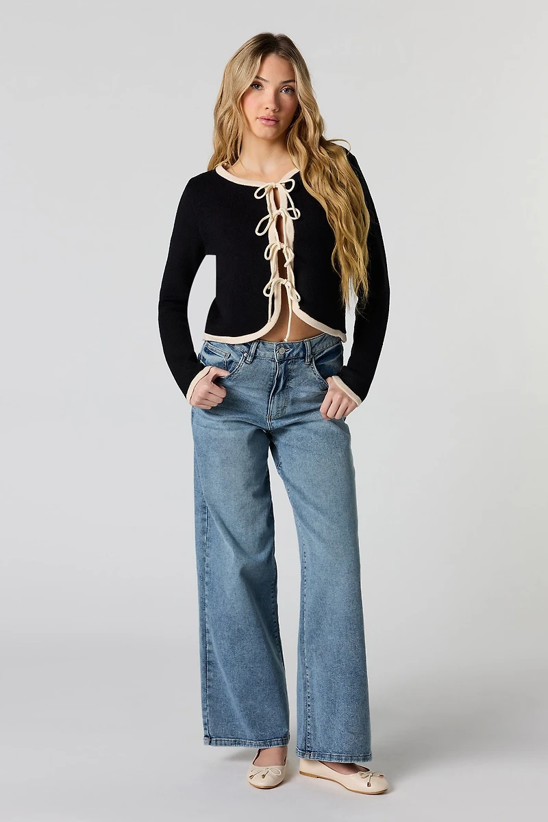 High Rise Wide Leg Jean
