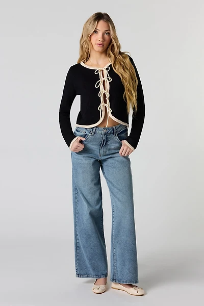 High Rise Wide Leg Jean