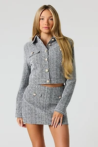 Tweed Mini Skirt