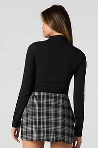 Plaid Mini Skort