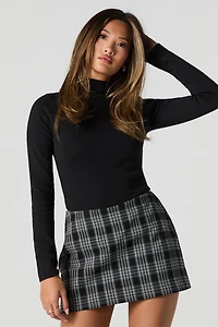 Plaid Mini Skort