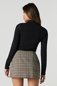 Plaid Mini Skort