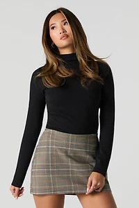 Plaid Mini Skort