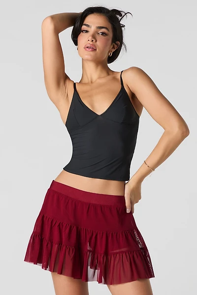 Mesh Mini Skort