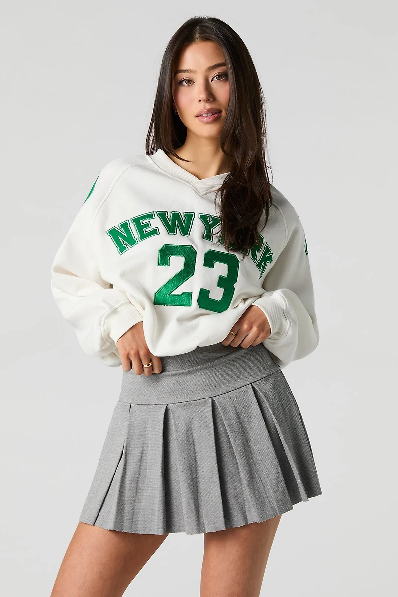 Pleated Mini Skort