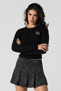 Plaid Pleated Mini Skort