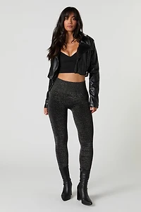 Legging sans couture scintillant