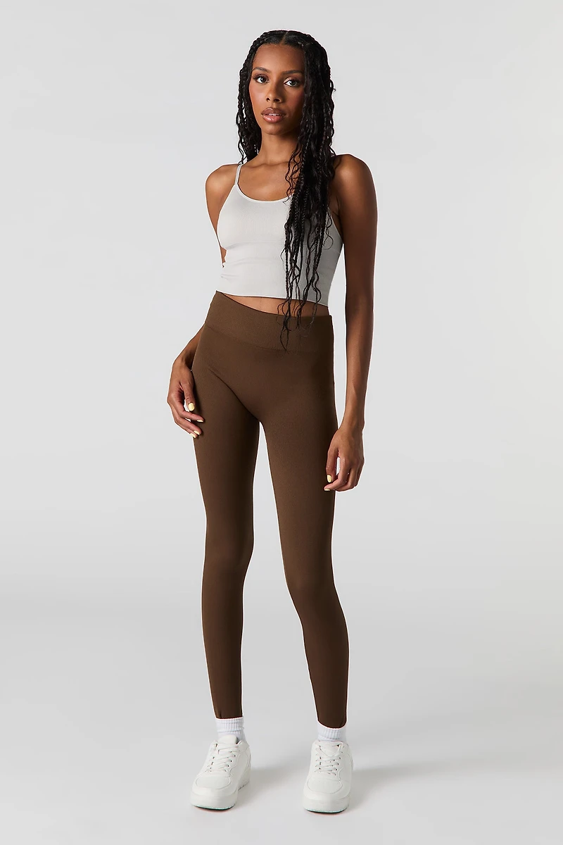 Legging côtelé classique