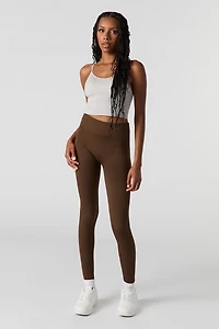 Legging côtelé classique
