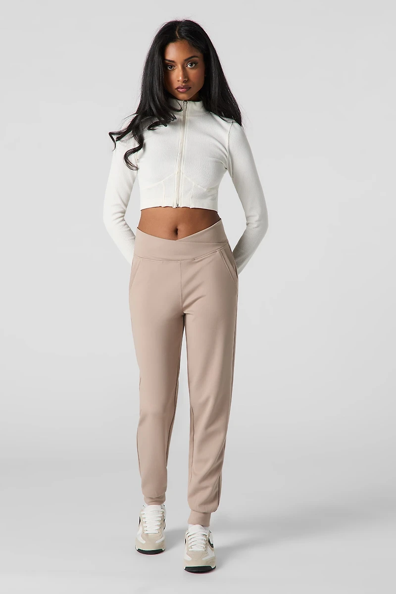 Soft Foldover Waist Jogger