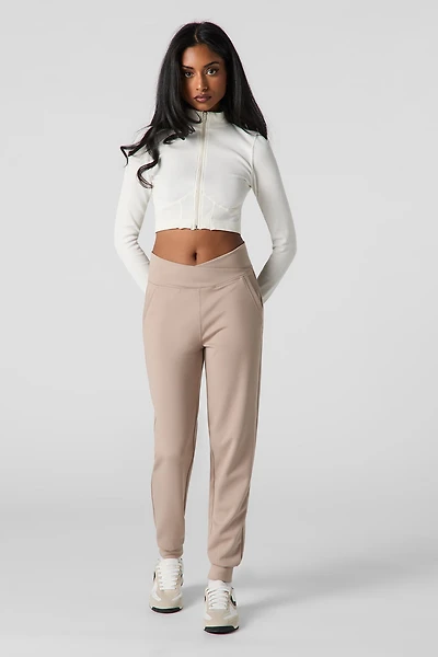 Soft Foldover Waist Jogger