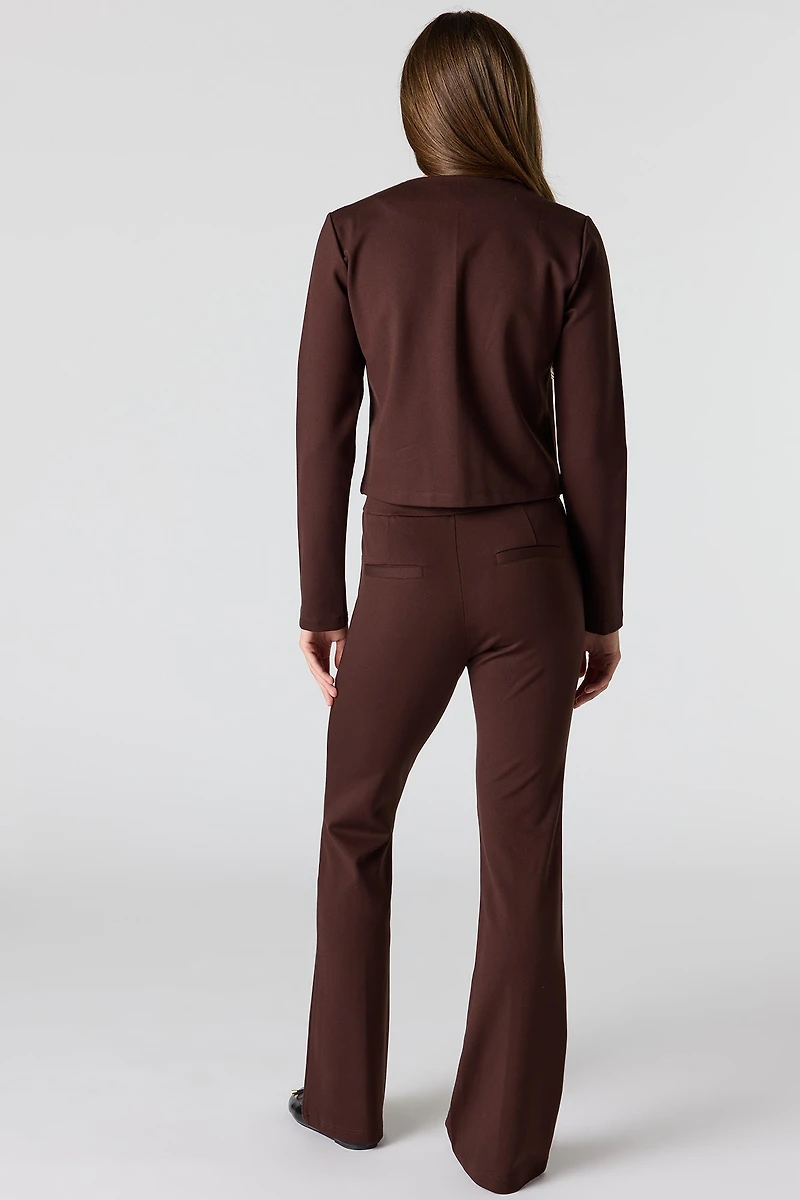 Pintuck Flare Dress Pant