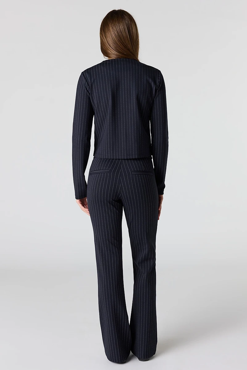 Pintuck Flare Dress Pant