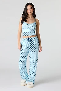 Lace Tank & Pant Pajama Set