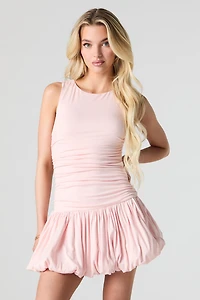 Minirobe à ourlet tulipe ruchée