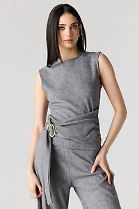 Metal Ring Wrap High Neck Tank