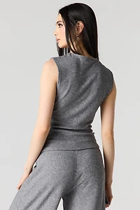 Metal Ring Wrap High Neck Tank