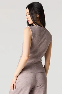 Metal Ring Wrap High Neck Tank