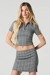 Plaid Mini Skirt