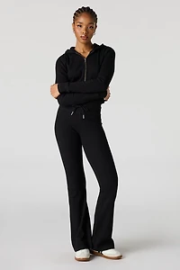 Ribbed Straight Leg Pant