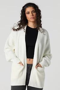 Cardigan ouvert en tricot