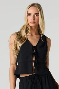 Tie Front Vest Tank
