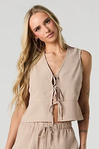 Tie Front Vest Tank