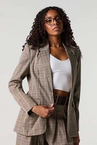 Plaid Blazer
