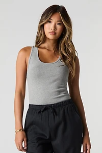 Camisole uni à col rond
