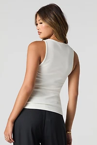 Camisole uni à col rond