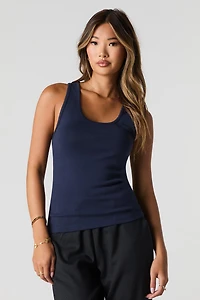 Camisole uni à col rond