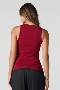 Camisole uni à col rond
