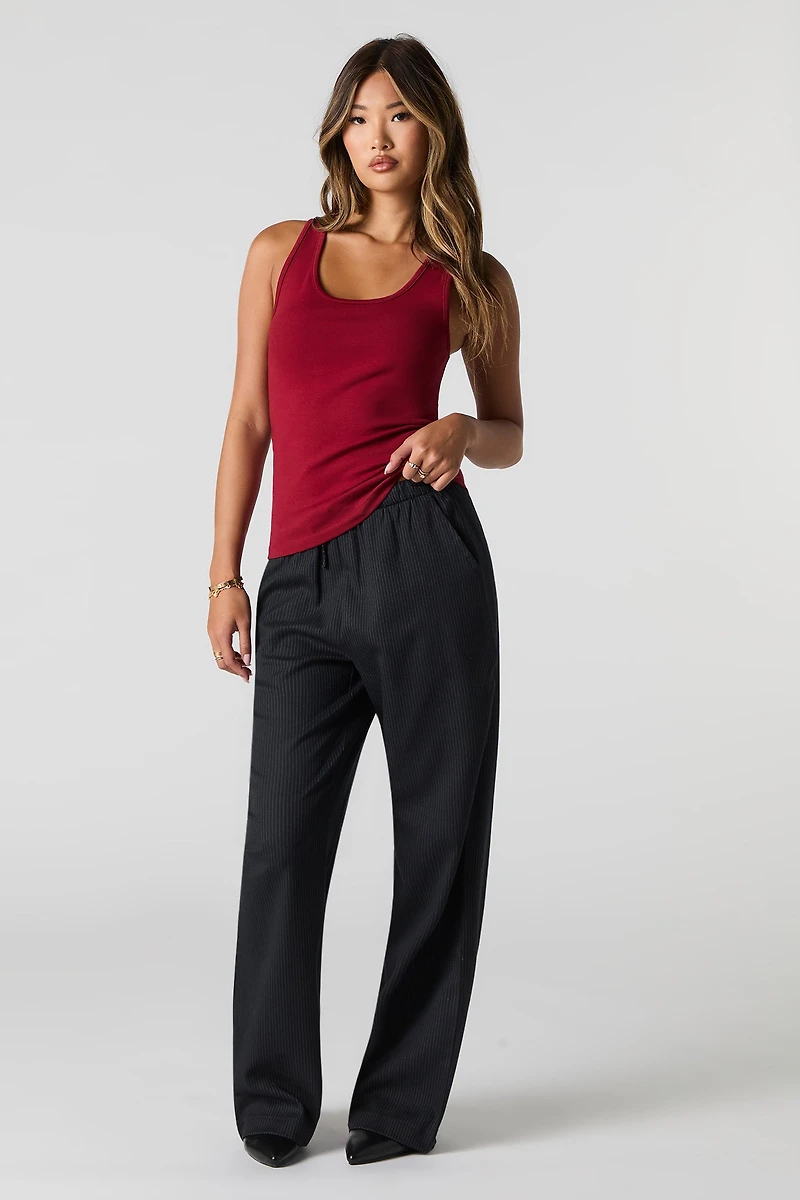 Camisole uni à col rond