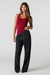 Camisole uni à col rond