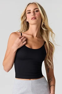 Braless Ribbed Seamless Tank