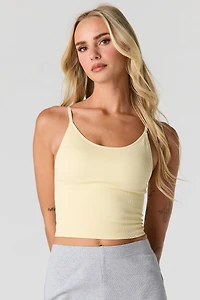Braless Ribbed Seamless Tank