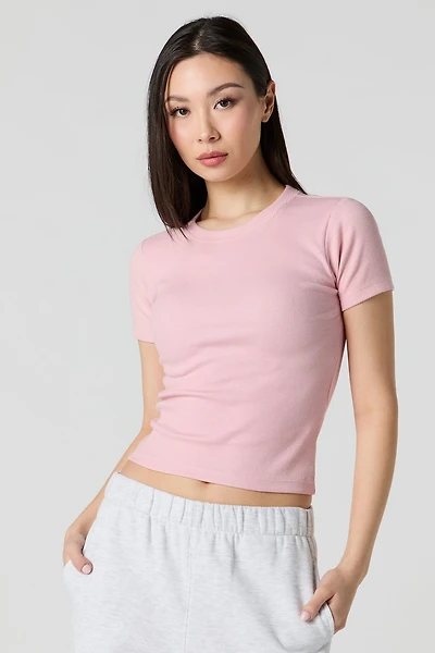 T-shirt côtelé