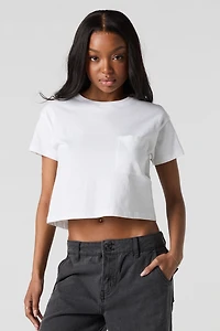 T-shirt ras du cou carré