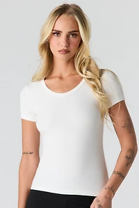 T-shirt à encolure en V