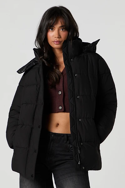 Puffer Jacket with Hood