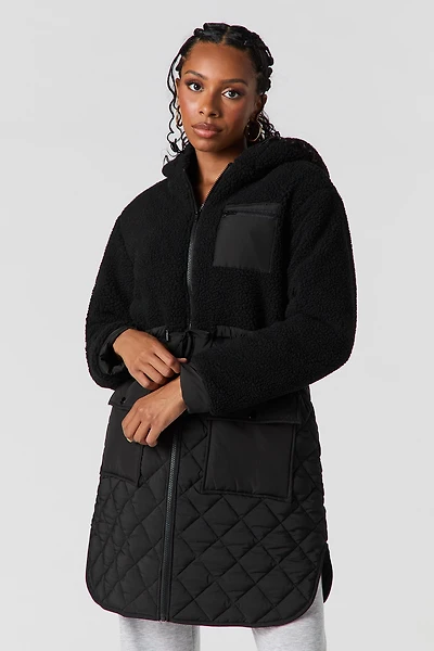 Sherpa Quilted Jacket