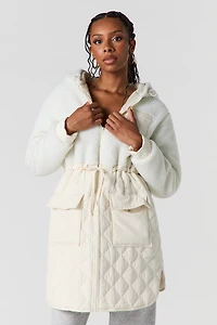 Sherpa Quilted Jacket