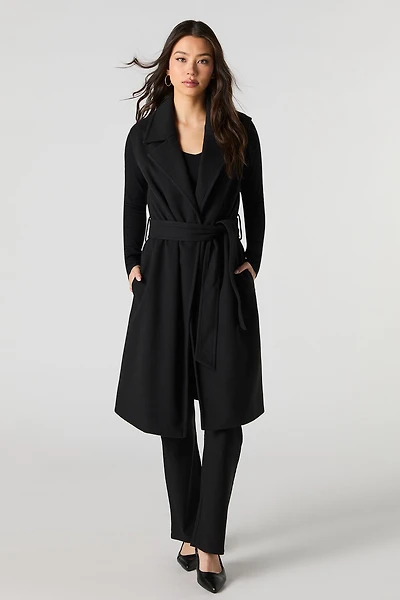 Belted Longline Vest
