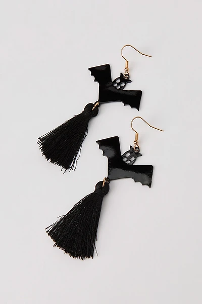 Boucles d'oreilles Chauve-souris et pampilles