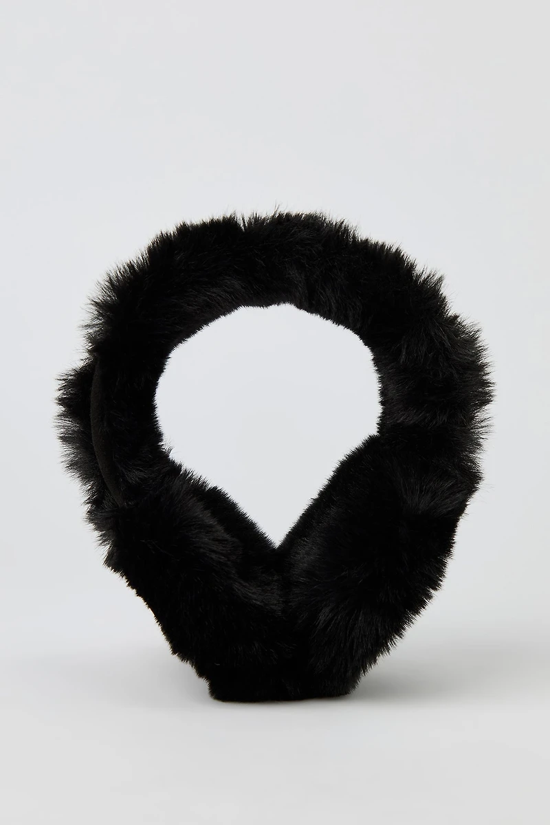 Fuzzy Suede Earmuffs